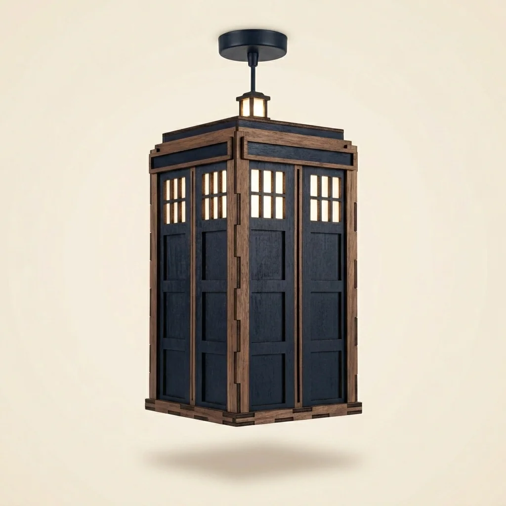 Lámpara colgante Tardis (Doctor Who)